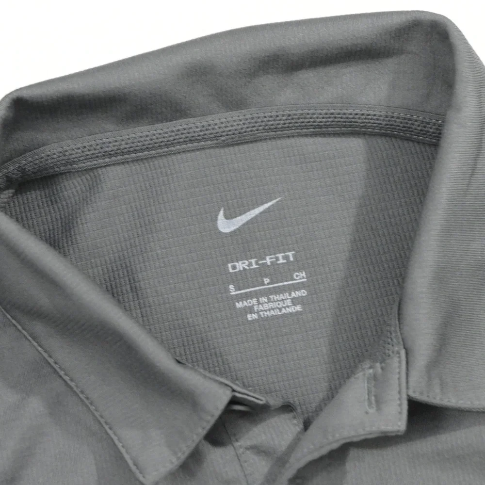Nike Los Angeles Rams Golf Polo Mens Small Gray Dri-Fit Short Sleeve NFL